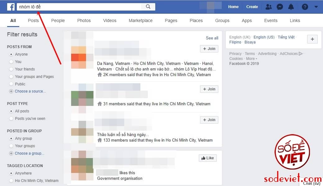 Hội nhóm lô đề facebook